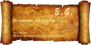Bradean Gizella névjegykártya